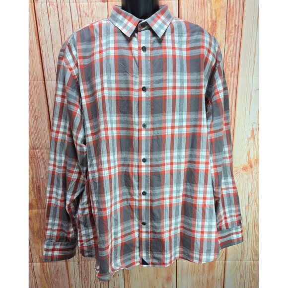 Untuckit Mens Plaid Long Sleeve Button-Up Shirt XXXL - Picture 1 of 6